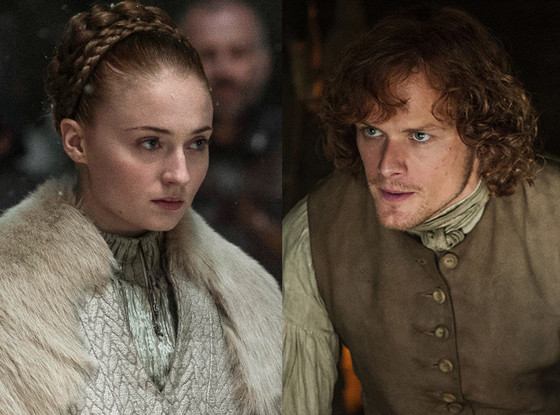 Sophie Turner, Game of Thrones, Sam Heughan, Outlander Sophie Turner, Game of Thrones, Sam Heughan, Outlander